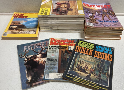 Assorted Vintage Magazines: Western Horseman, True West, Old West and more