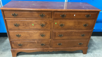 8-Drawer Wood Dresser