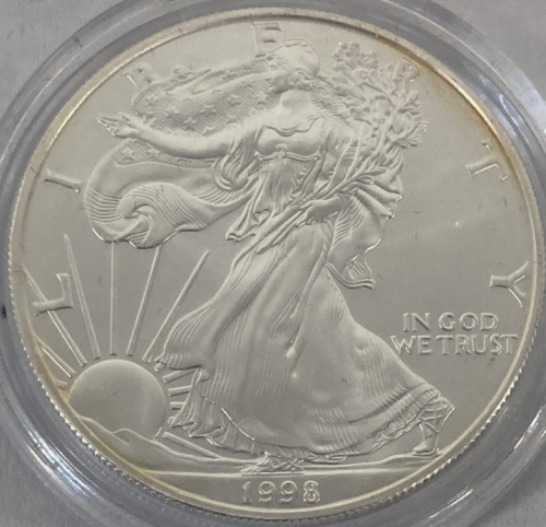 1 Troy Oz Walking Liberty Fine Silver Dollar