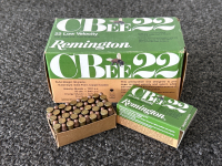 (500) ROUNDS REMINGTON CBee 22 COPPER COATED BULLETS
