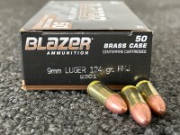 BOX OF BLAZER 9MM LUGER 124 GR. FMJ - 2