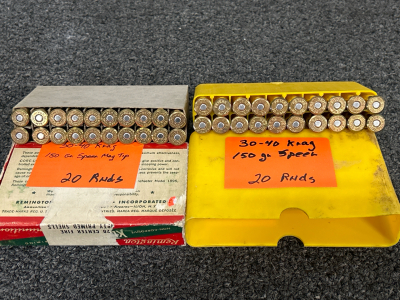 40 ROUNDS 30-40 KRAG AMMO