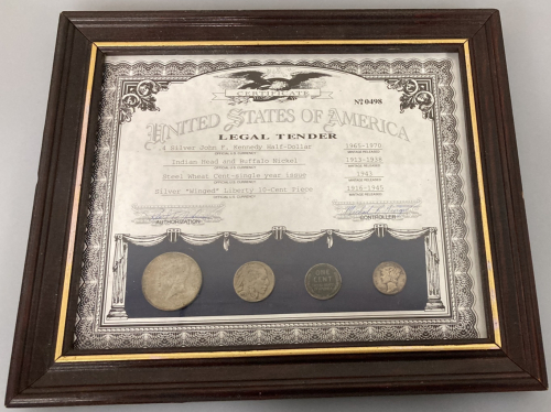 US Commemorative Coins W/Certificate