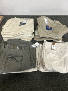 LIKE NEW MENS UNIONBAY, CALVIN KLEIN AND DOCKERS SHORTS (ALL SIZE 40)