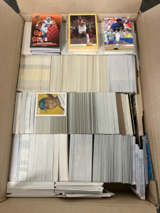 FOOTBALL, BASEBALL, BASKETBALL CARDS; LARGE ASSORTED MIXED LOT