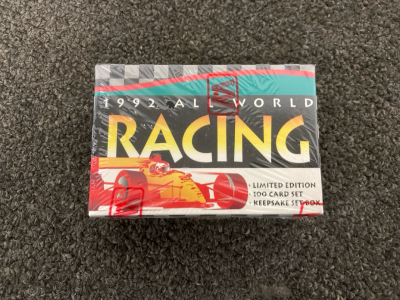 RACING CARDS, 1992 ALL WORLD RACING LIMITED EDITION 100 FARD SET, SEALED