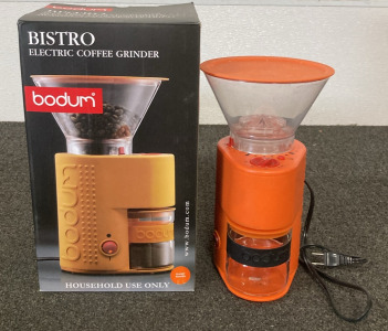 BODUM BISTRO ELECTRIC COFFEE GRINDER- WORKS