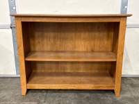 SMALL BOOKCASE(39"x 14"x 30") AND (2) SIDE TABLES - 4