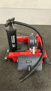 MINOUEA BIKE STAND, HAND PUMP, AND PACKIT LUNCH BOX