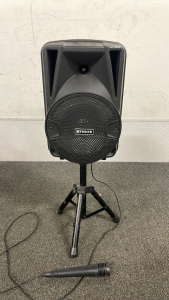 FISHER STAND UP BLUETOOTH SPEAKER AND KARAOKE MACHINE