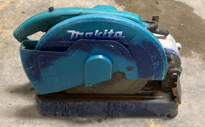 (1) LARGE MAKITA METAL CROSS CUT SAW (UNABLE TO TEST)