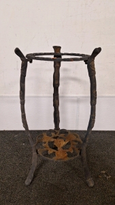 26" H CAST-IRON PLANTER HOLDER