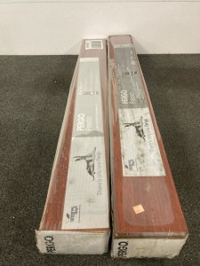 PREGO WOOD FLOORING, 2 BOXES, 48”X6”