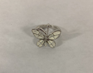 Size 6 Enameled Butterfly Ring