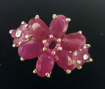 $800 Silver Ruby(5ct) Ring
