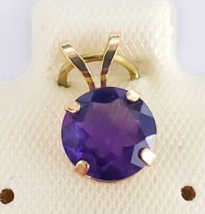 $200 10K Amethyst Pendant