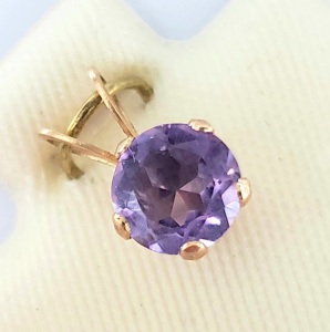 $200 14K Amethyst(0.78ct) Pendant