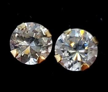 $120 14K CZ Earrings