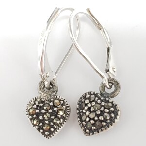 $160 Silver Macasite Earrings