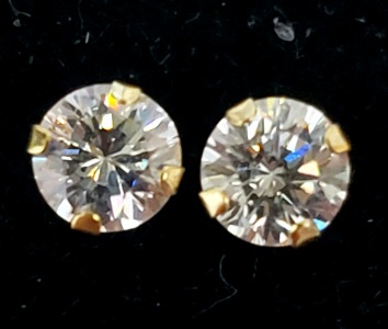 $120 14K CZ Earrings