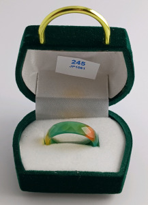 Beautiful Agate Ring Size 8
