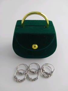 (3) .925 Silver Small Hoop Earrings