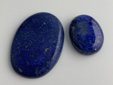 (2) Dark Blue Gemstones