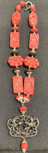 Carved Asian Style Necklace