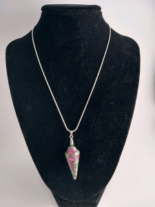 Ruby in Fuchsite Gemstone & .925 Necklace