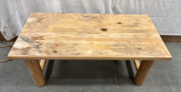 PAIR OF LOG STYLE LOW SIDE/ COFFEE TABLES( 16”x 40”) - 3