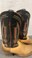 TONY LAMA BOOTS HEIGHT 13/ HEEL 4/ SIZE 9 - 5