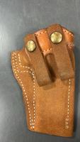 LEATHER HOLSTERS AND BELT W/ BUCKLE - 5