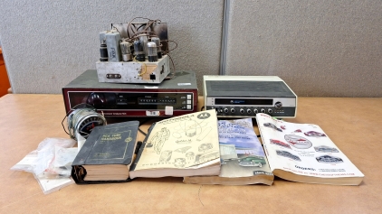 VINTAGE IONALYZER, MOTOROLA SYSTEM 500, RADIO COMPONENTS, AND MORE