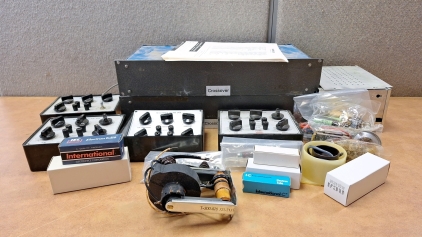 VINTAGE CROSSOVER SWITCH BOXES, RESISTANCE DECADE BOXES, AND MORE VINTAGE ELECTRICAL COMPONENTS