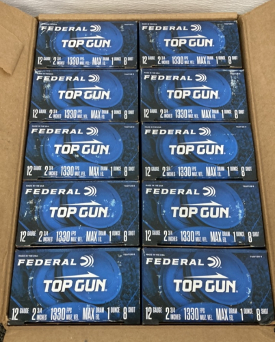 (250)Rds Federal 12G Shells