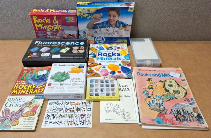 ROCKS AND MINERALS BOOKS AND LEARNING KITS