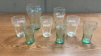 VINTAGE COCA-COLA GLASSES