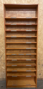 86” x 33” x 10” BOOK/STORAGE SHELF