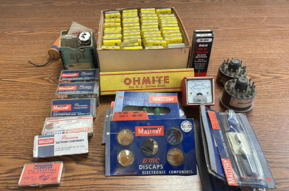 VINTAGE CAPACITORS & ELECTRICAL COMPONENTS