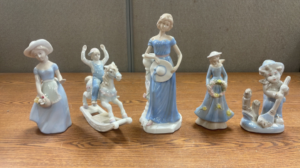 VINTAGE PORCELAIN LIKE FIGURINES