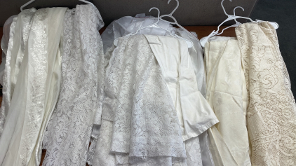 VARIOUS VINTAGE TABLE CLOTHS