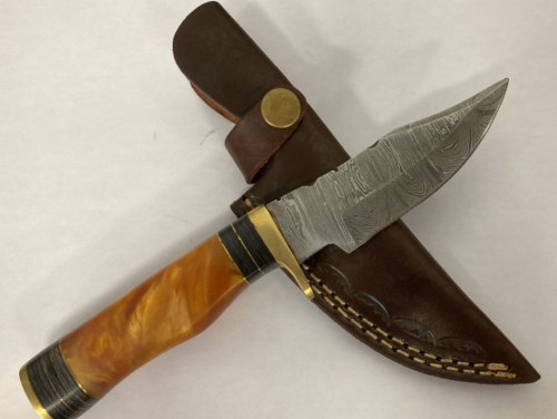 Fixed Blade Damascus Knife