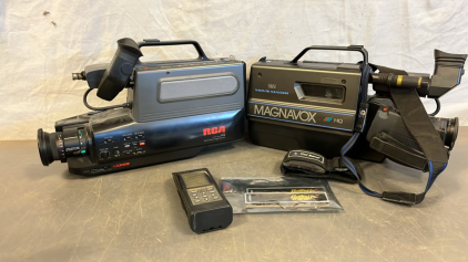 MAGNAVOX MOVIE MAKER AND RCA AUTO FOCUS VHS RECORDERS