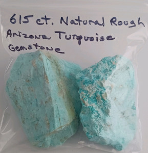 615 ct. Natural Rough Arizona Turquoise Gemstone