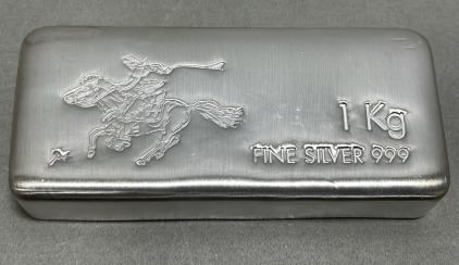 1 Kilogram .999 Fine Silver Bar