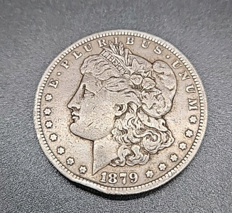 1879-S US Morgan 90% Silver Dollar