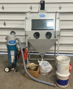 Rayzist Photomask Sand Blaster W/ Pressure Tank & Sand