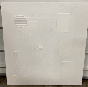 &ldquo;Shape and Texture&rdquo; Canvas Art by Local Artist Sonja Barber