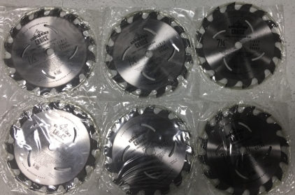 (6) Sawyers Choice 7-1/4&rdquo; Circular Saw Blades - New