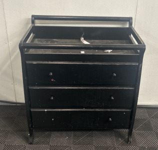 Black Changing Table Dresser